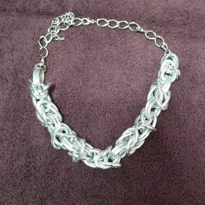 Silver Link Adjustable Necklace